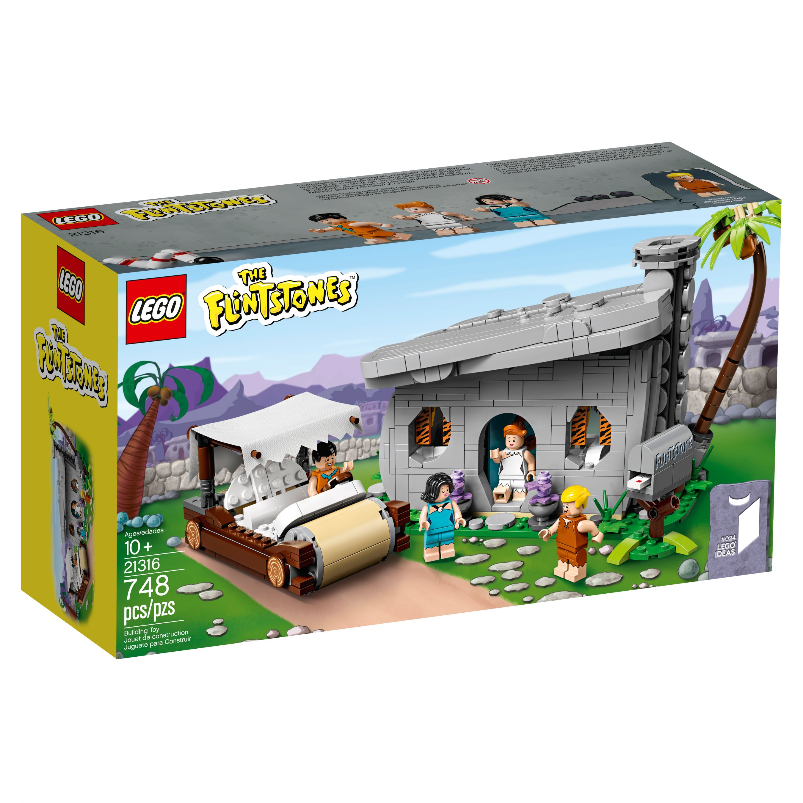 LEGO 21316 The Flintstones Familie Feuerstein Bausatz TV Serie