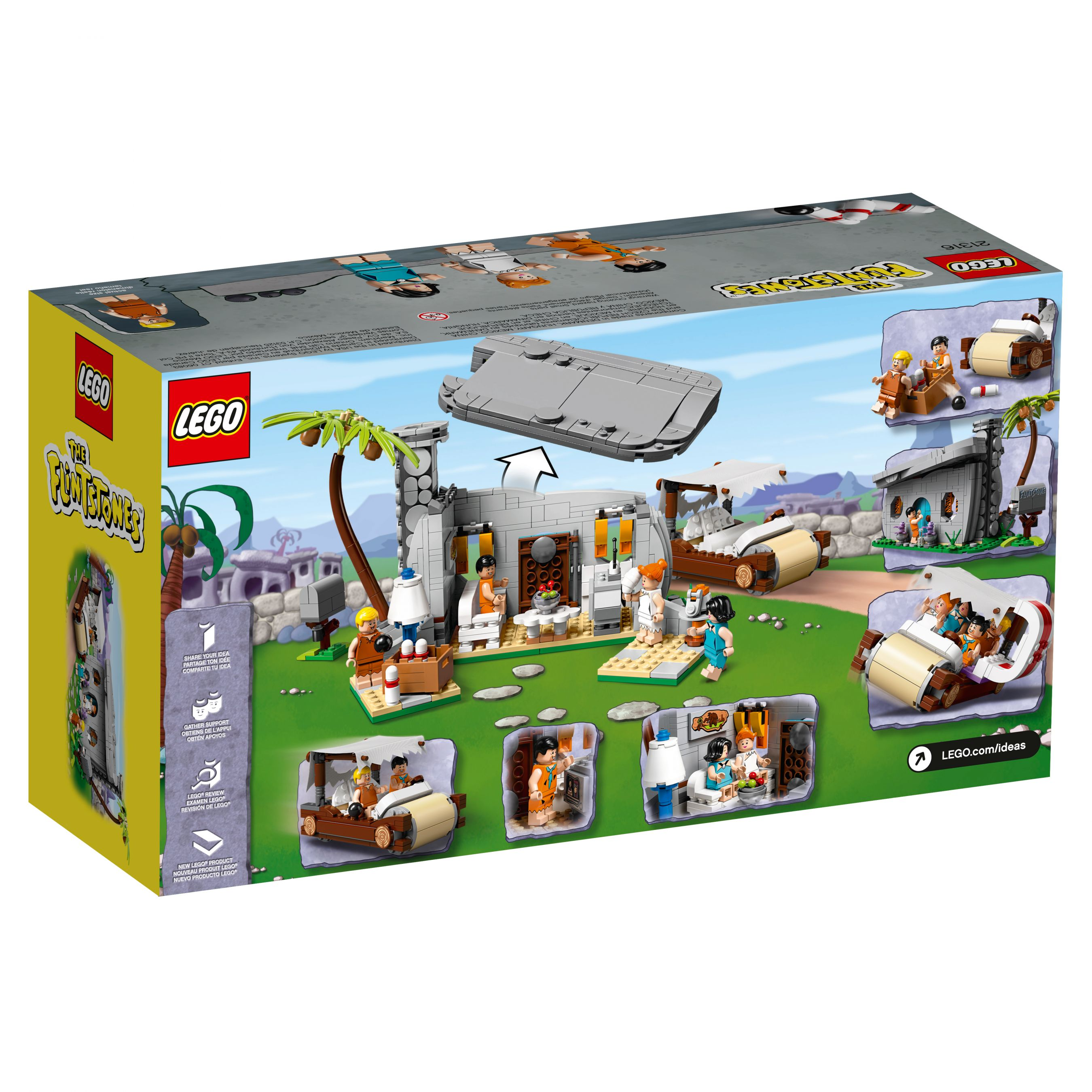 LEGO 21316 The Flintstones Familie Feuerstein Bausatz TV Serie