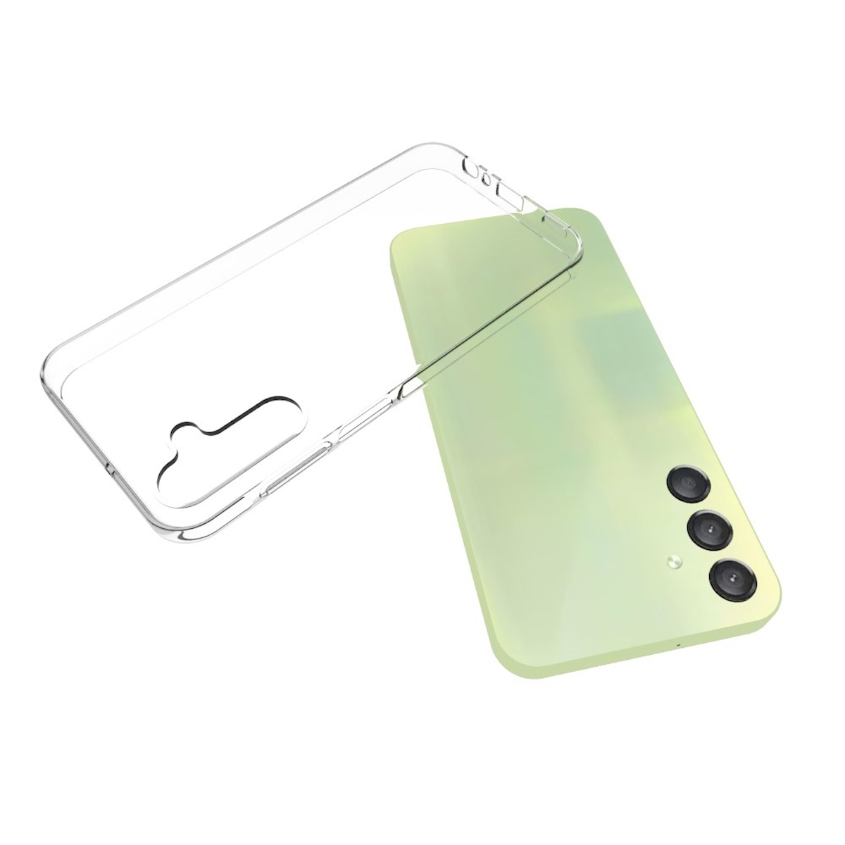 WIGENTO A15, Galaxy robust, Backcover, Transparent Hülle dünn Samsung, Silikon TPU