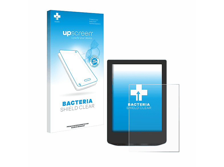 UPSCREEN Schutzfolie(für klare antibakteriell PocketBook Verse)