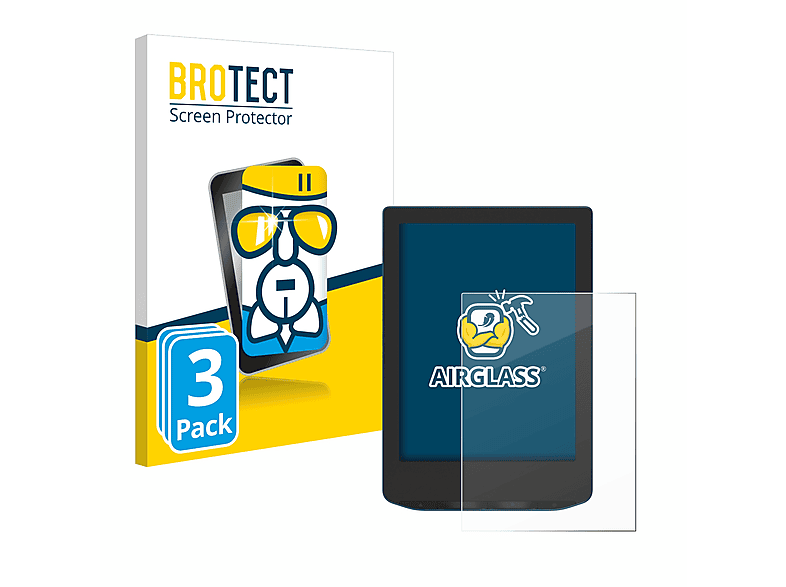 BROTECT 3x PocketBook Pro) klare Schutzfolie(für Airglass Verse