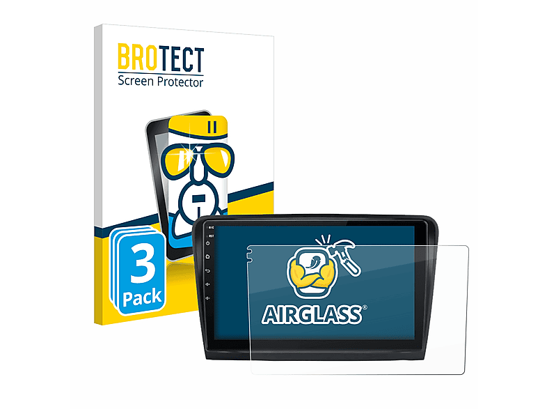 BROTECT 3x Airglass klare Schutzfolie(für Junsun V1 Plus 10\