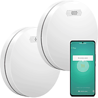 MediaMarkt AROHA Smart Connect Rookmelder met 10 jaar batterij Wit aanbieding