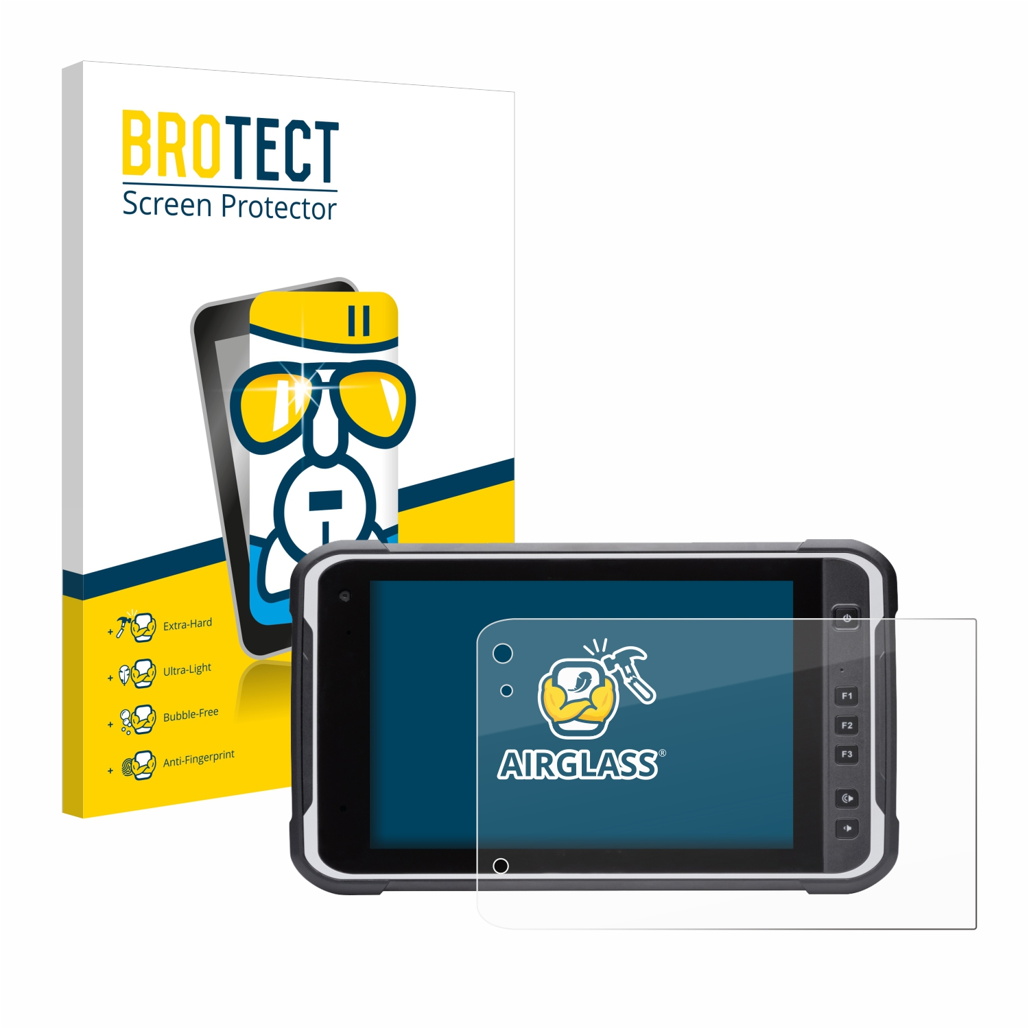 klare Handheld BROTECT Schutzfolie(für RT8) Airglass Algiz