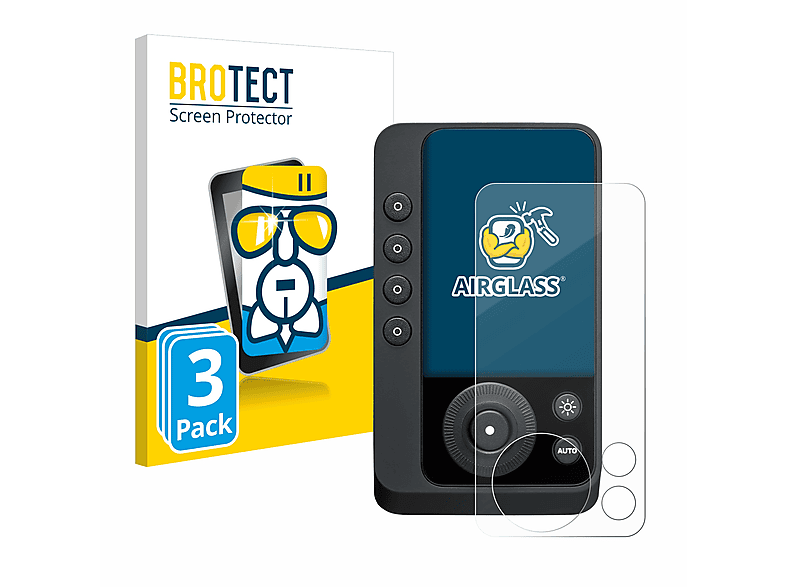 BROTECT 3x Airglass klare Schutzfolie(für Profoto Connect Pro) | Schutzfolien & Schutzgläser