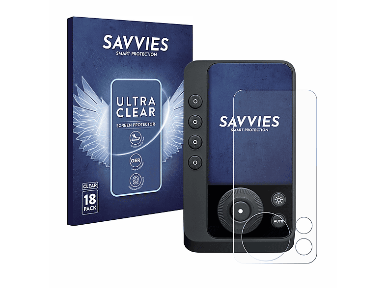 SAVVIES 18x klare Schutzfolie(für Profoto Connect Pro)