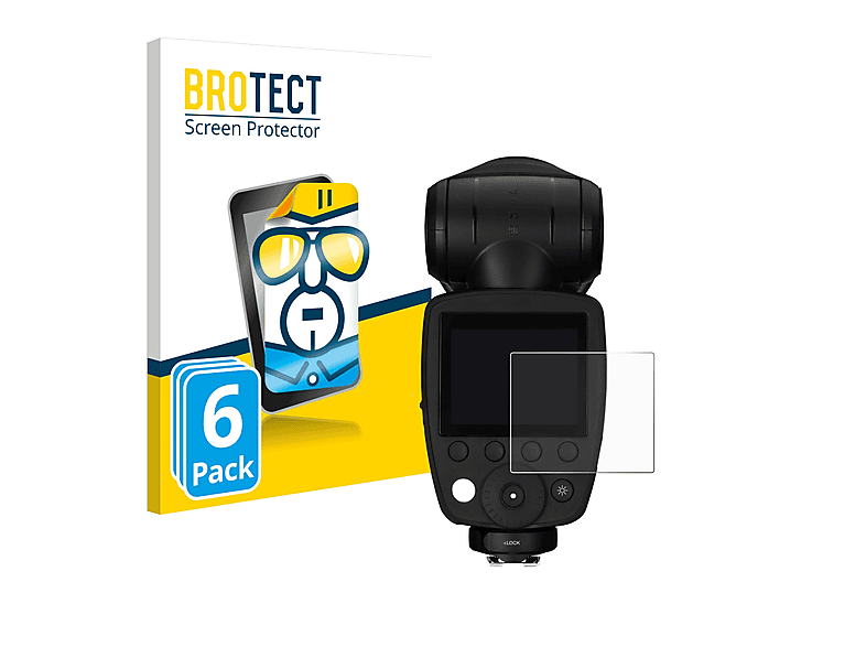 BROTECT 6x A10) Profoto Schutzfolie(für klare