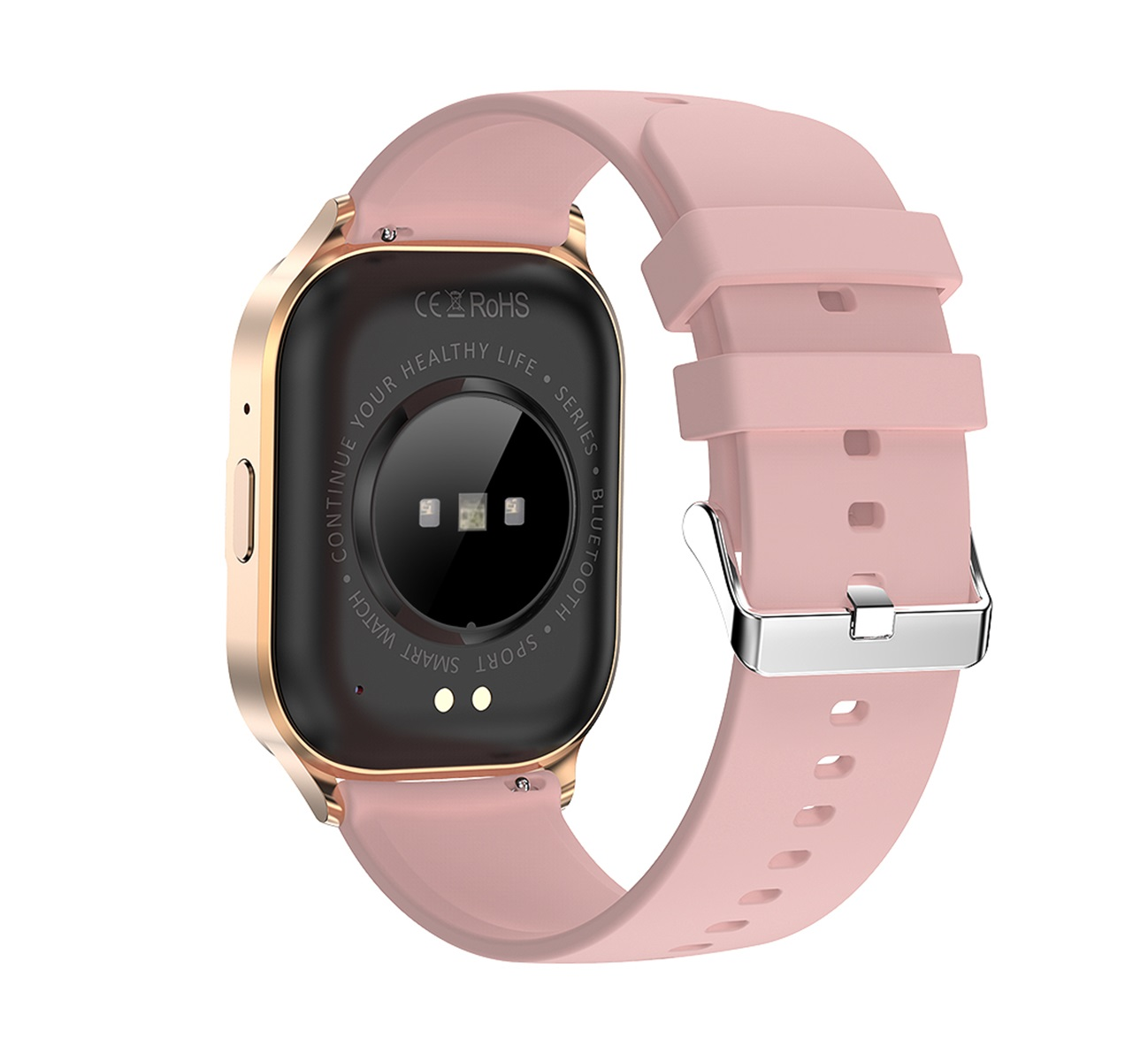 MIRUX FAW12P Watch Fitness Tracker Telefonfunktion Pink Smartwatch 240mm, 240mm