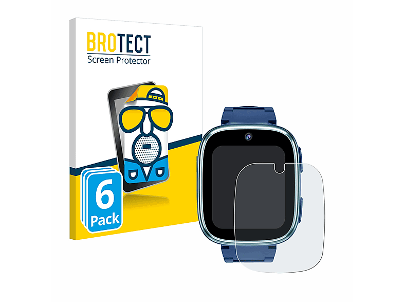 BROTECT 6x matte Schutzfolie(für Ucani X39) | Smartwatch Schutzfolien & Gläser