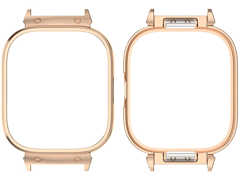 Schutz Redmi Xiaomi Watch Watch Hülle 4) Hülle(für WIGENTO Metall Design