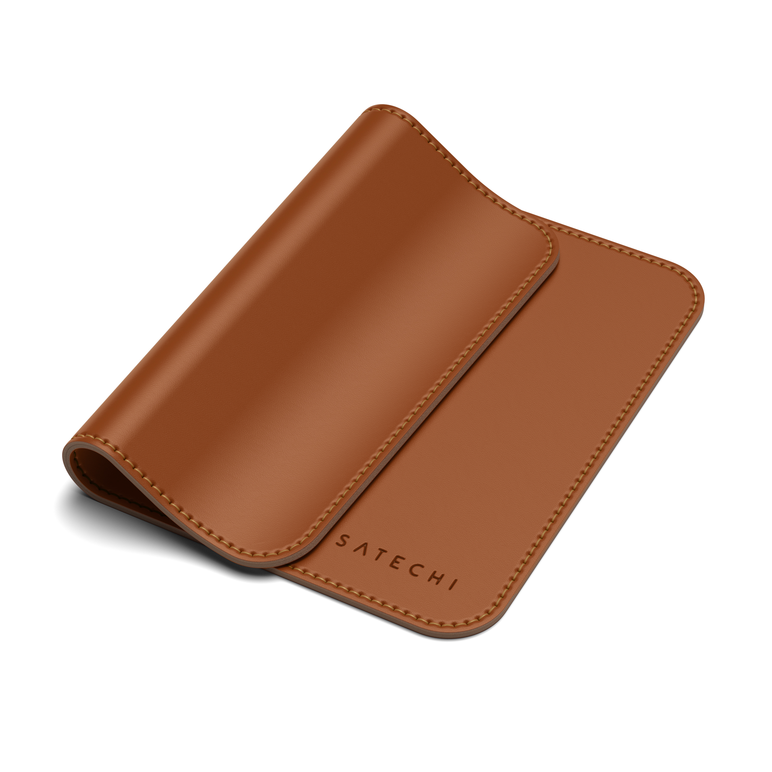 Brown SATECHI Pad 24,89 - Mousepad x Mouse cm) (19 cm Eco-Leather