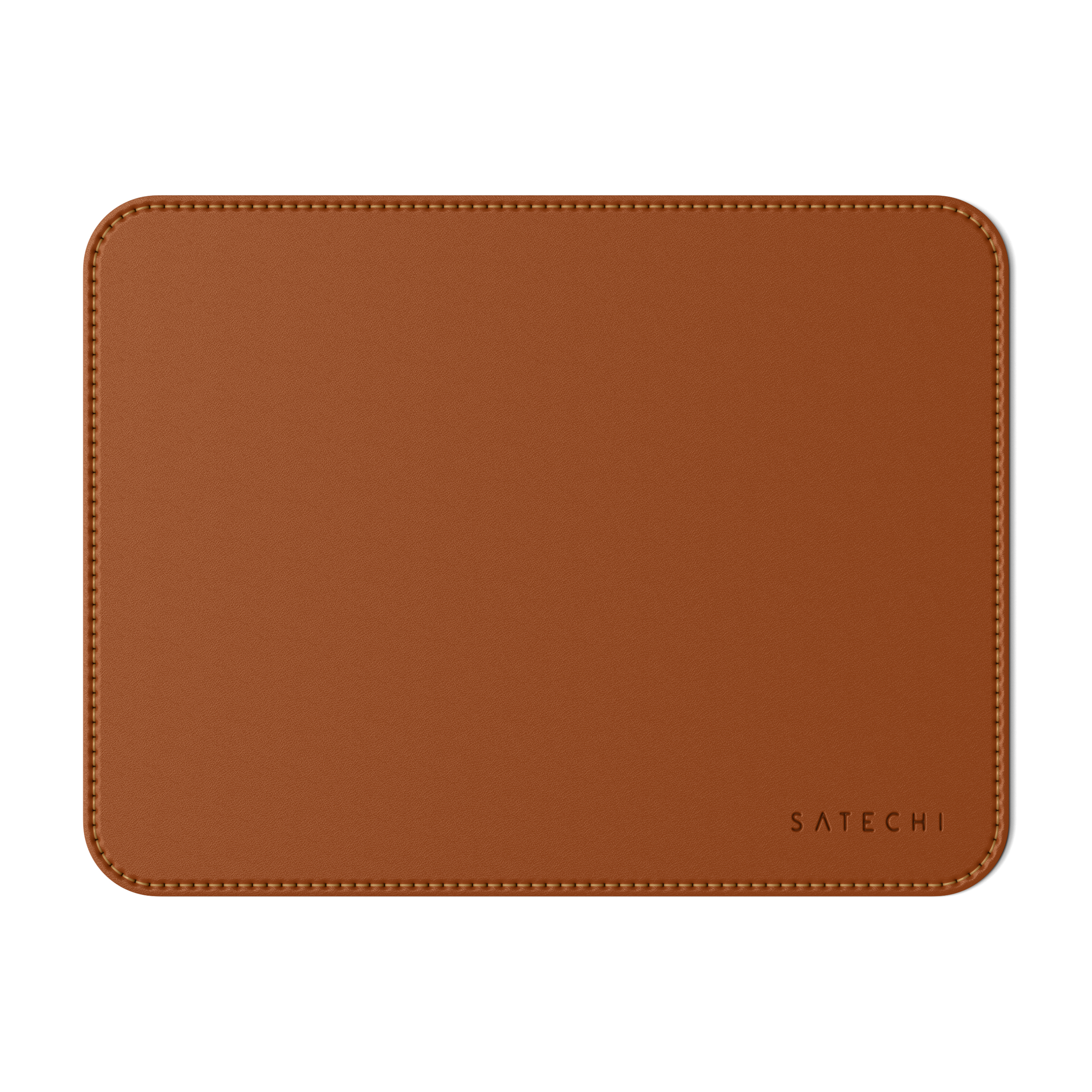 24,89 cm) Eco-Leather x Mousepad Brown - cm Mouse (19 SATECHI Pad
