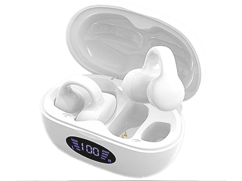 DIIDA Knochenleitung, On-ear Bluetooth-Kopfhörer Weiß