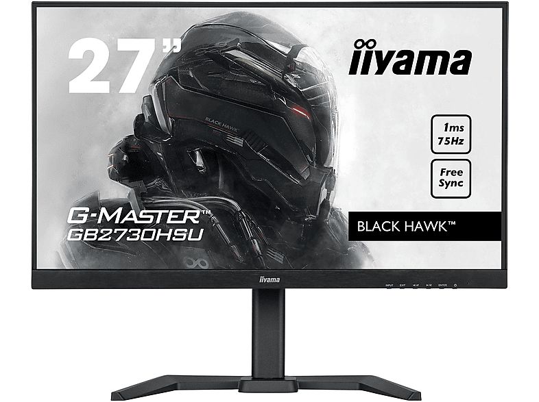 IIYAMA GB2730HSU-B5 27 Zoll Full-HD 75 75 Gaming nativ) (1 Hz Reaktionszeit , ms Hz Monitor 