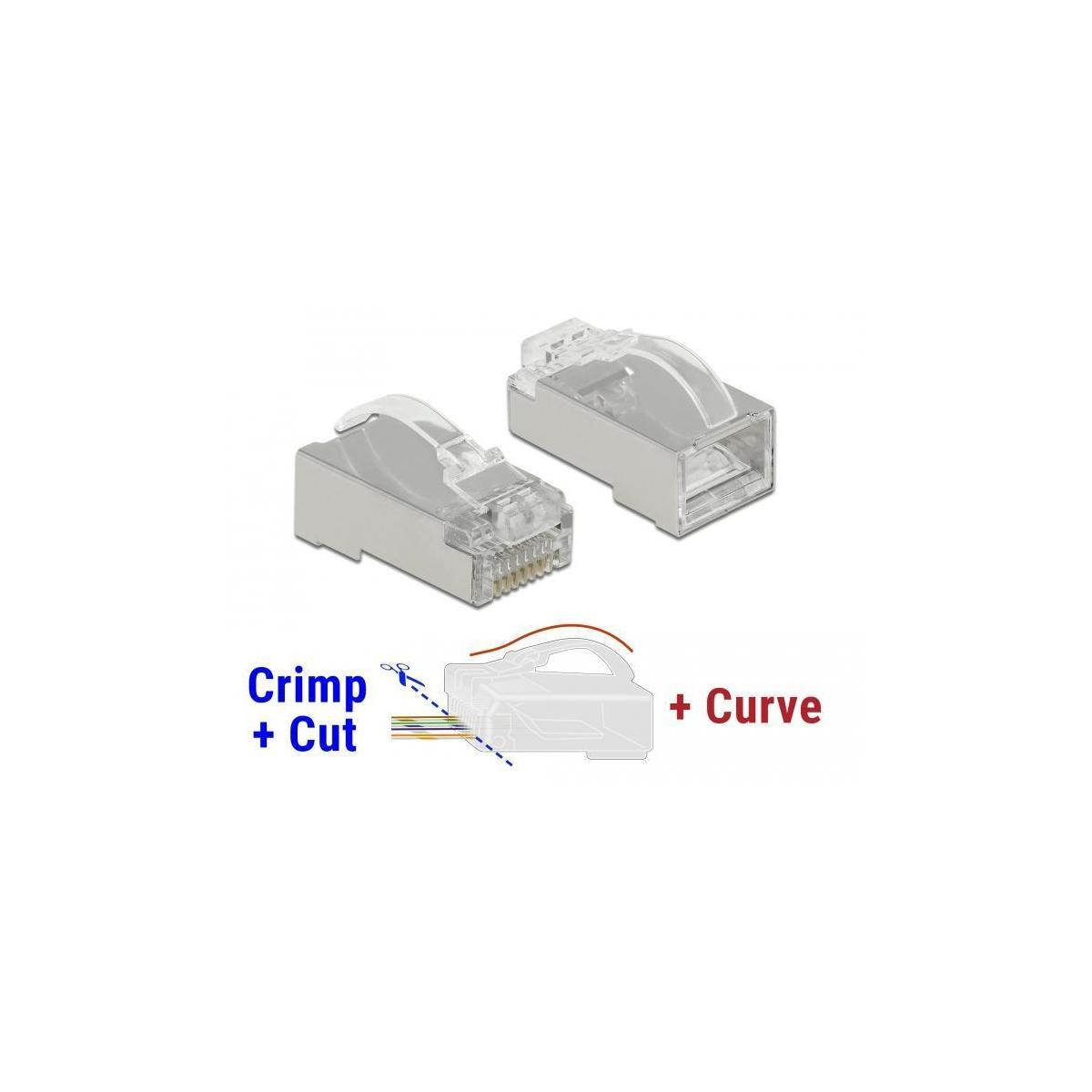 DELOCK 86474 Stecker/Steckverbinder, Transparent