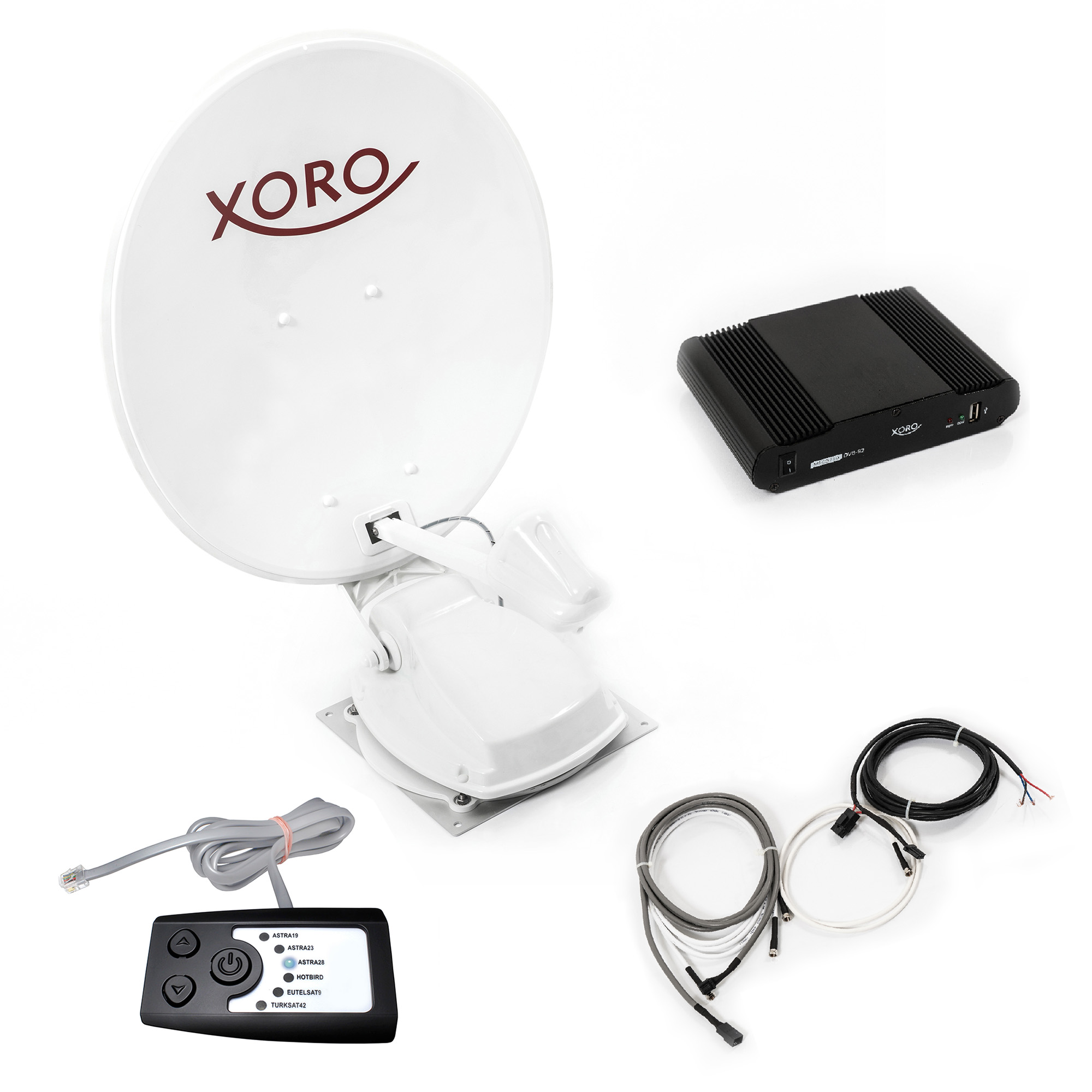 XORO XORO MTA 80 BT Zubehör 12 & 80 cm V Anlage Betrieb oder SAT Satellitenantenne vollautomatische Steuergerät 24