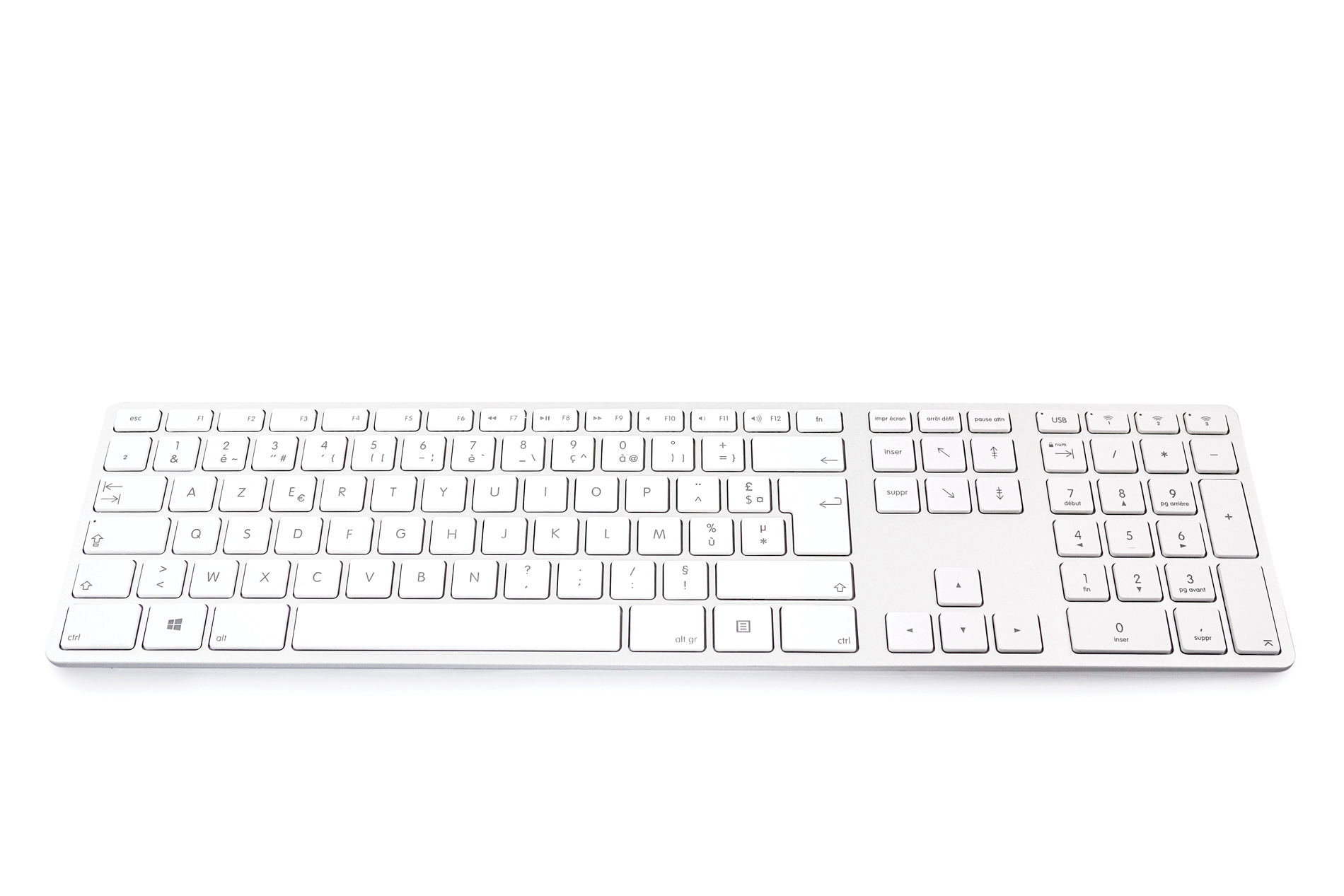 BLEU JOUR Bluetooth 3 & ABS-Verbinde Tastatur - - USB Design Geräte, & Europäisches Aluminium