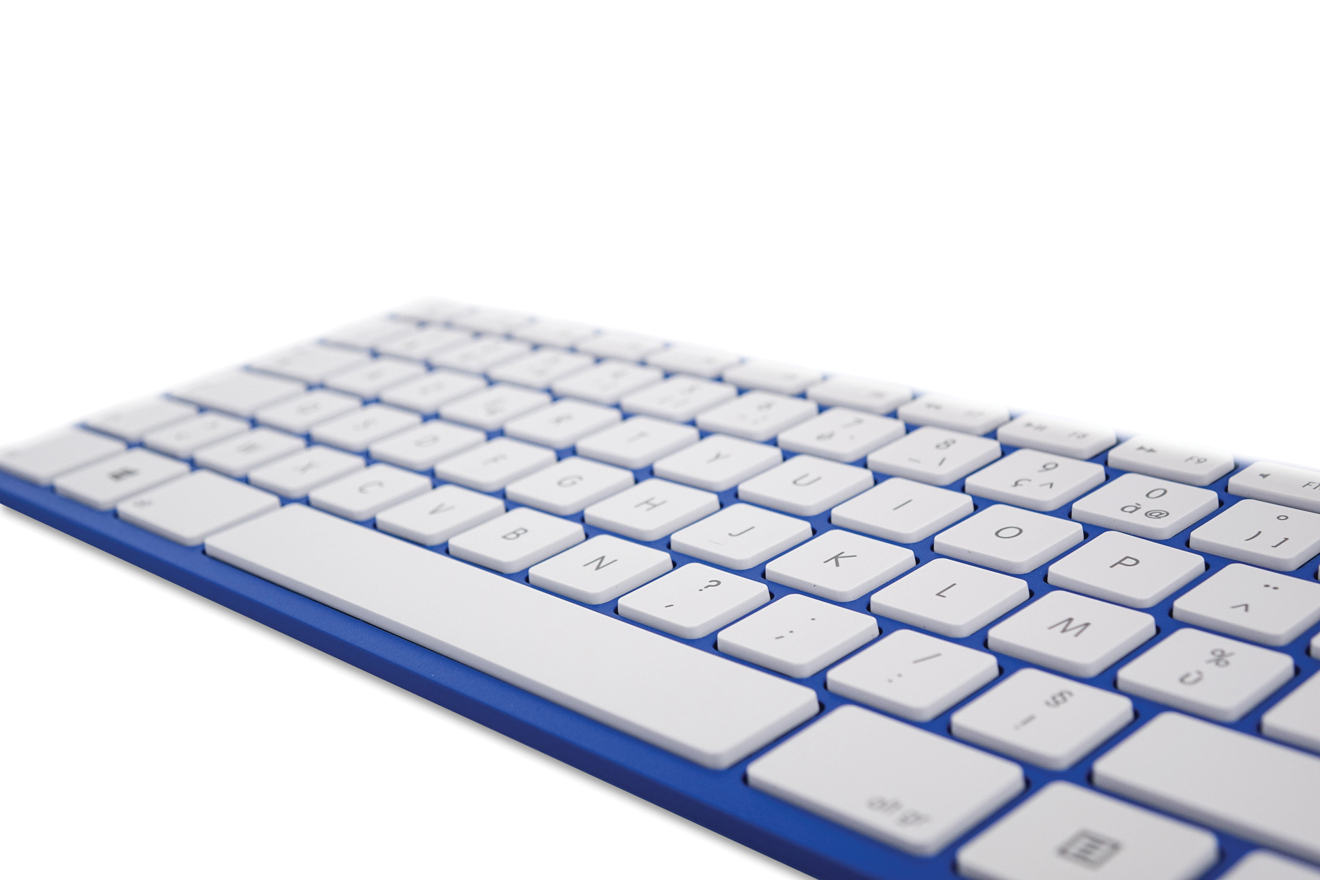 BLEU JOUR Bluetooth & USB & Design - ABS-Verbinde - 3 Aluminium Europäisches Tastatur Geräte