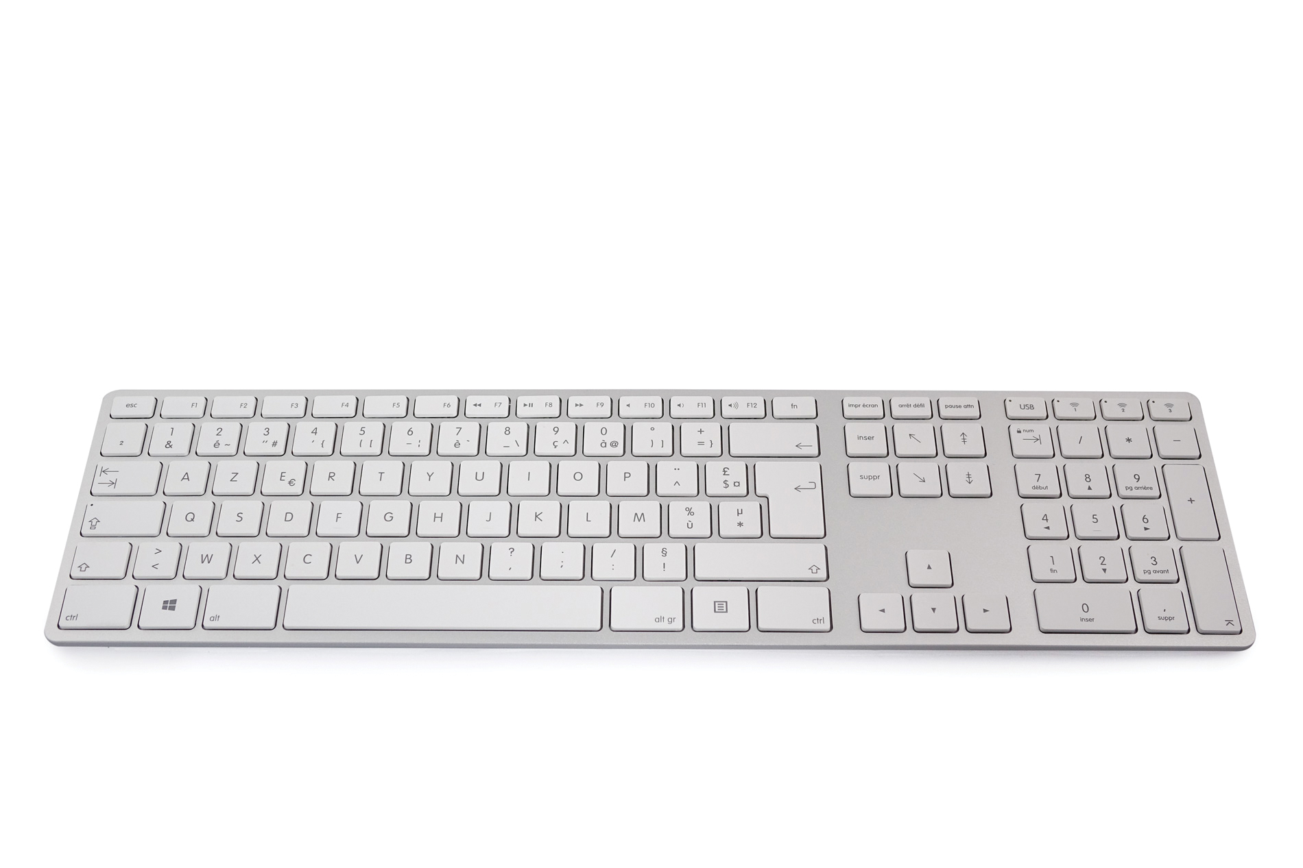 Geräte, - Design & ABS-Verbinde JOUR BLEU Aluminium 3 Tastatur USB Bluetooth & - Europäisches