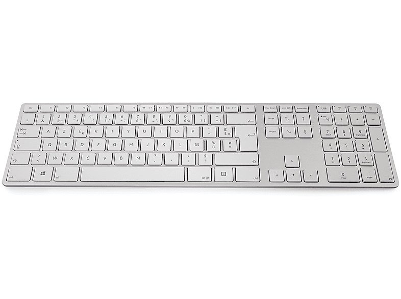Tastatur Europäisches - & ABS-Verbinde USB JOUR Design Bluetooth Geräte, & 3 BLEU - Aluminium