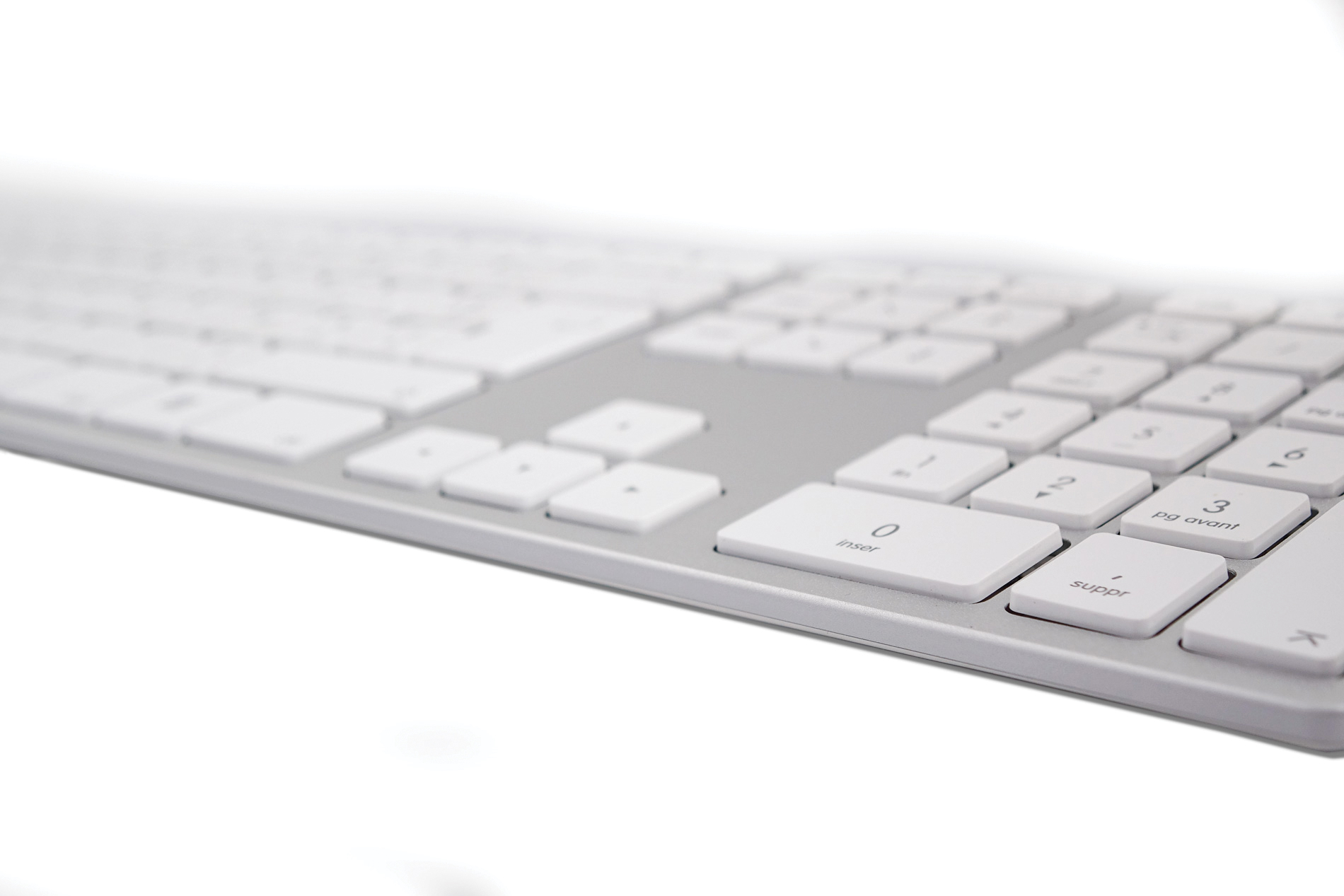 JOUR - BLEU USB Design & Aluminium Tastatur Geräte, Europäisches 3 Bluetooth & ABS-Verbinde -