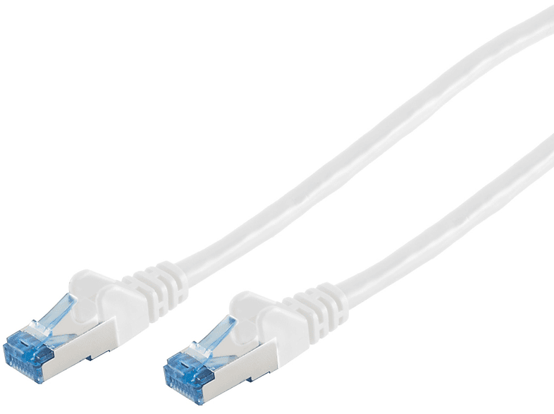 S/CONN MAXIMUM CONNECTIVITY Patchkabel cat6A S/FTP PIMF weiß 0,25m, Patchkabel RJ45, 0,25 m | Adapter & Netzwerkkabel