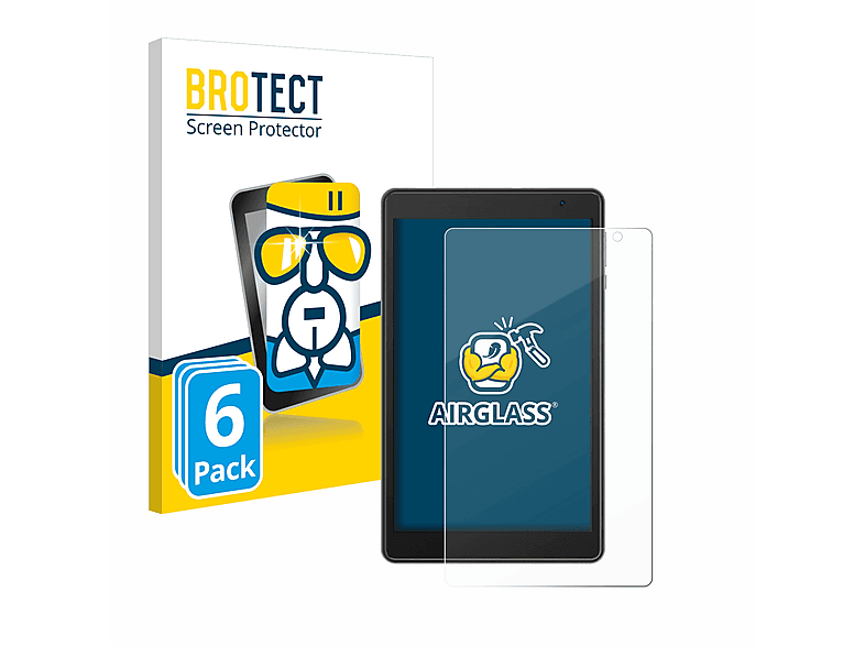 BROTECT 6x Airglass klare Schutzfolie(für 50 Blackview Tab WiFi)
