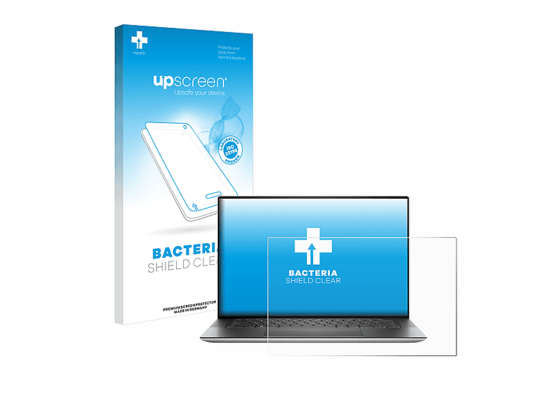 UPSCREEN antibakteriell klare Schutzfolie(für Dell XPS 15 16:10 (13.Gen))