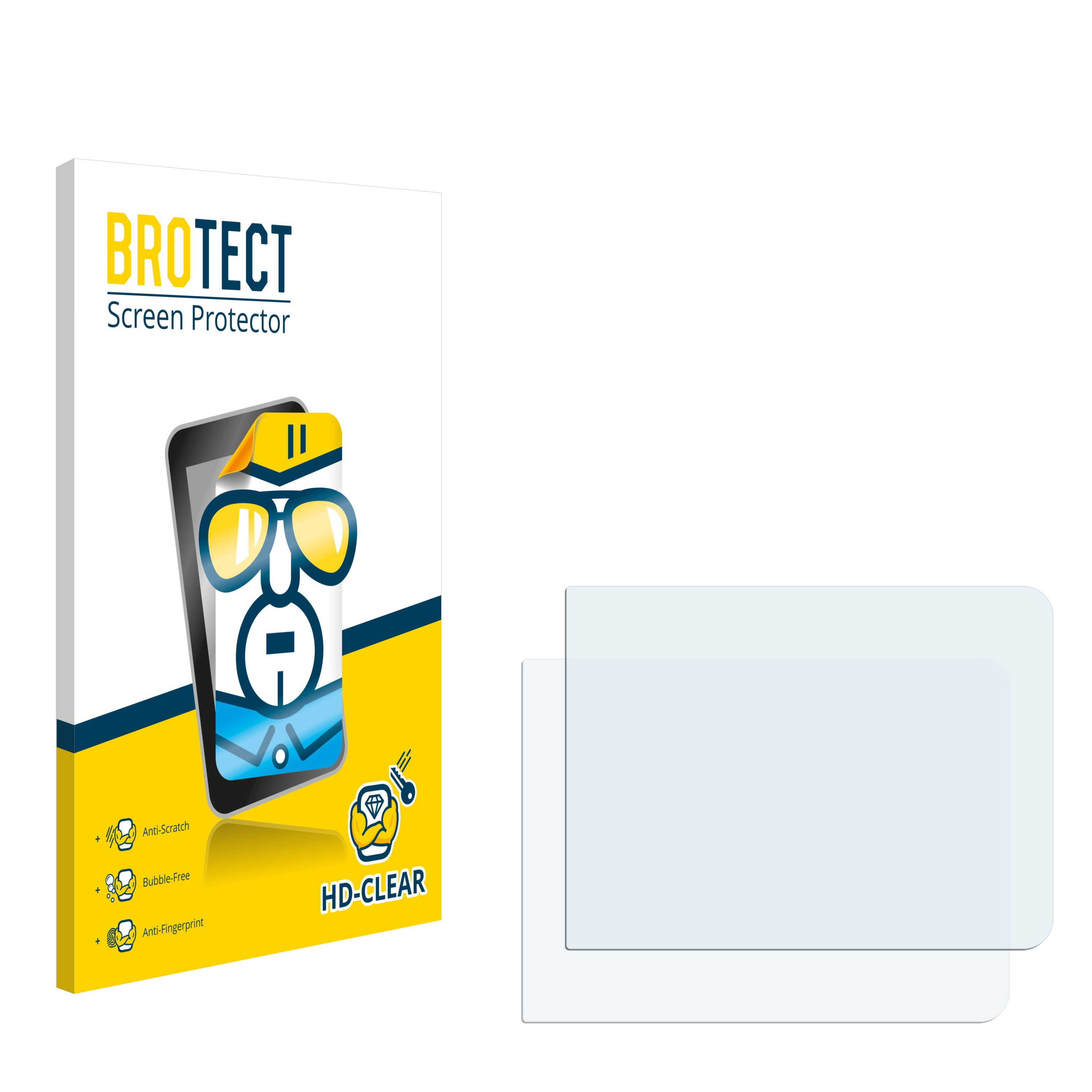 BROTECT 2x klare G640S XP-Pen V2 tablet) Graphic Schutzfolie(für