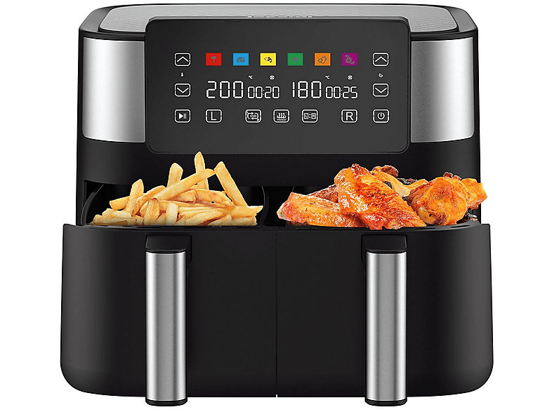 JOYAMI JDR040 Heißluftfriteuse 1800 Watt Schwarz