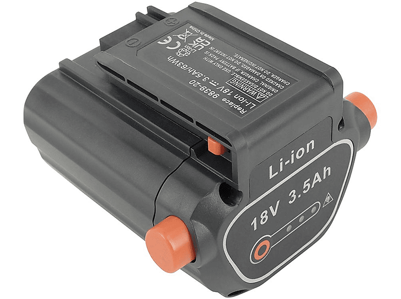 POWERSMART für GARDENA Nr. 9823 (Trimmer EasyCut Li-18/23R) Li-ion Akku für Elektrowerkzeuge, 18 Volt, 3500 mAh