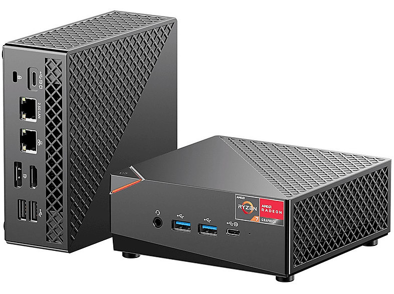 T-BAO MN57, Mini-PC mit AMD Ryzen™ 7 Prozessor, 32 GB RAM, 1 TB SSD, AMD Radeon™ Vega 8