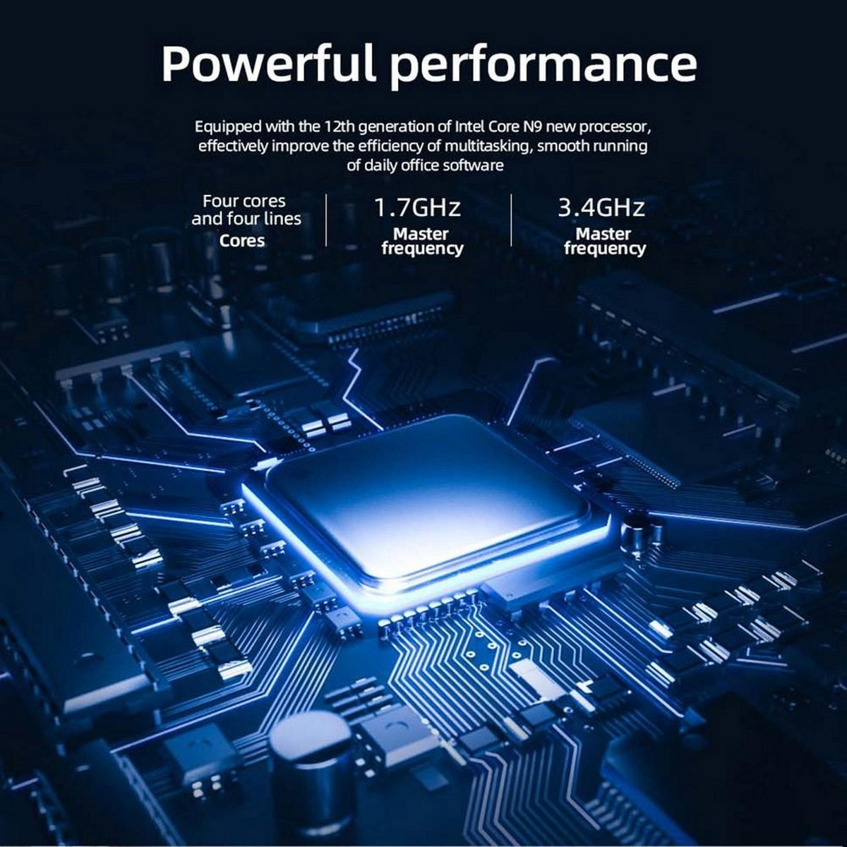 OUVIS GK3 PLUS, Mini-PC 512 UHD mit Intel®, GB SSD, 16 Intel® GB Graphics RAM