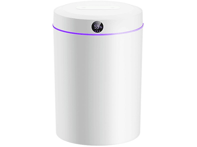 SHAOKE Luftbefeuchter 5L – Ultraschallzerstäuber mit geräuschlosem Negativ-Ionen-Bildschirm Luftbefeuchter Weiß (Raumgröße: 40 m²)