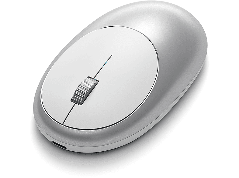 SATECHI M1 Bluetooth Wireless Mouse - Silber Silver Maus