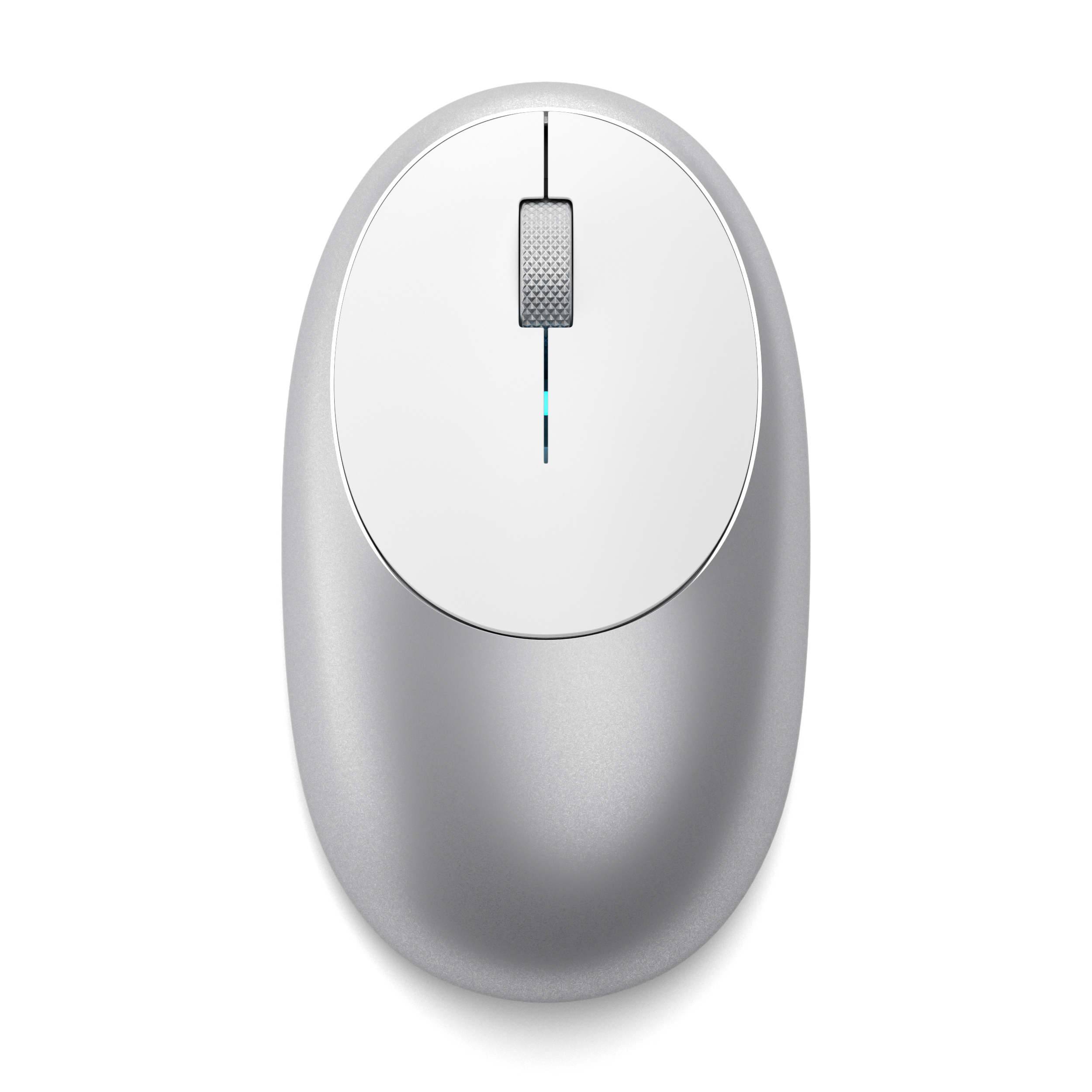 Maus, M1 Wireless - Silver Bluetooth Silber Mouse SATECHI