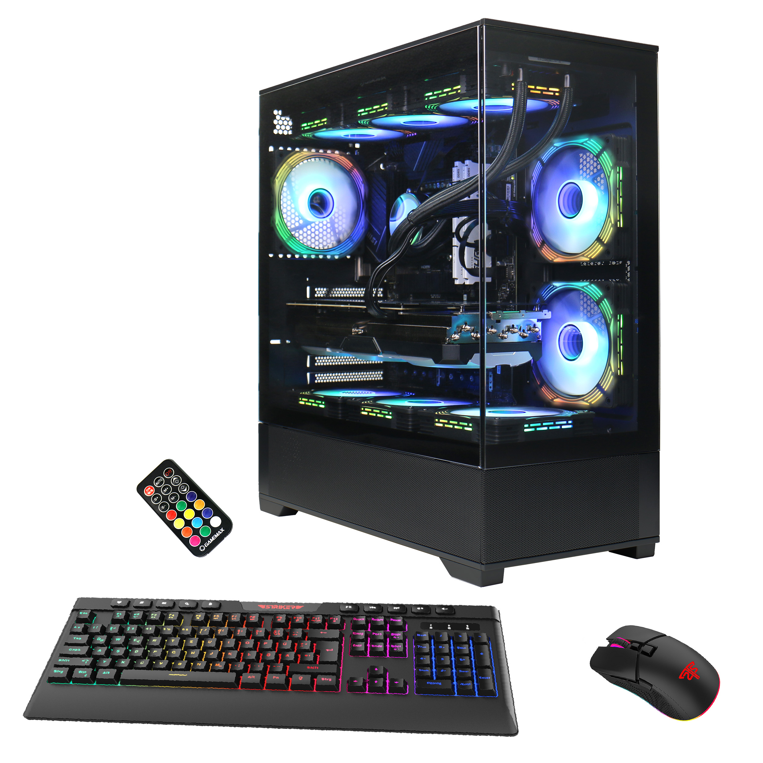 RTX™ Vista AB Ti Home Microsoft mit 2 GB 16 Prozessor, GeForce NVIDIA 4070 Windows Gaming-PC GB Intel® i9 32 11 7296, GAMEMAX Bit), Core™ TB Super™, SSD, (64 RAM,