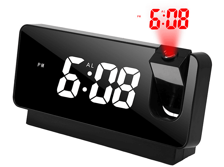 INF Multifunktions-Projektionswecker Digitaler Wecker
