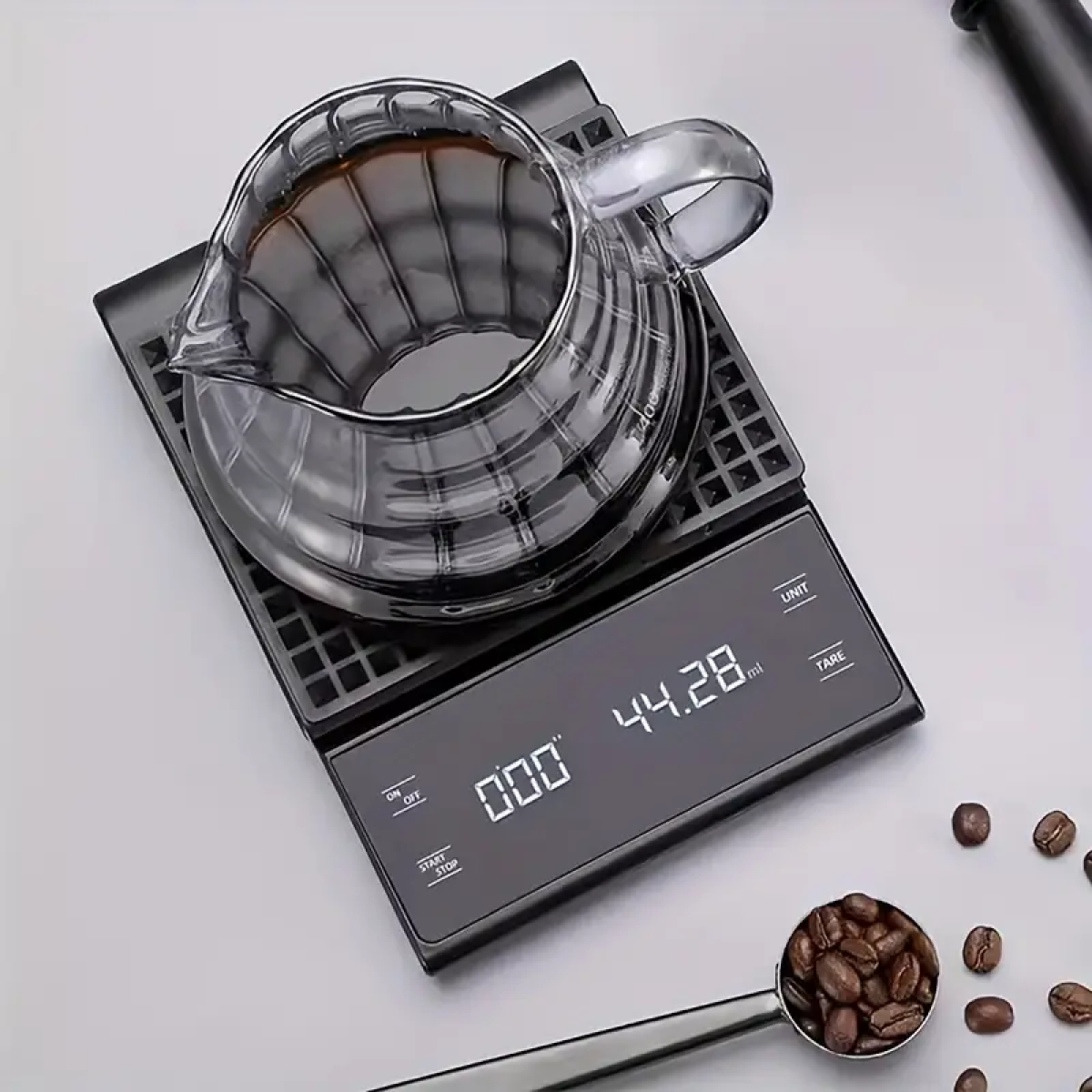 (Max. kg Timer, INF Kaffeewaage mit Waage USB-Aufladung Tragkraft: kg/0,1 5 5 g