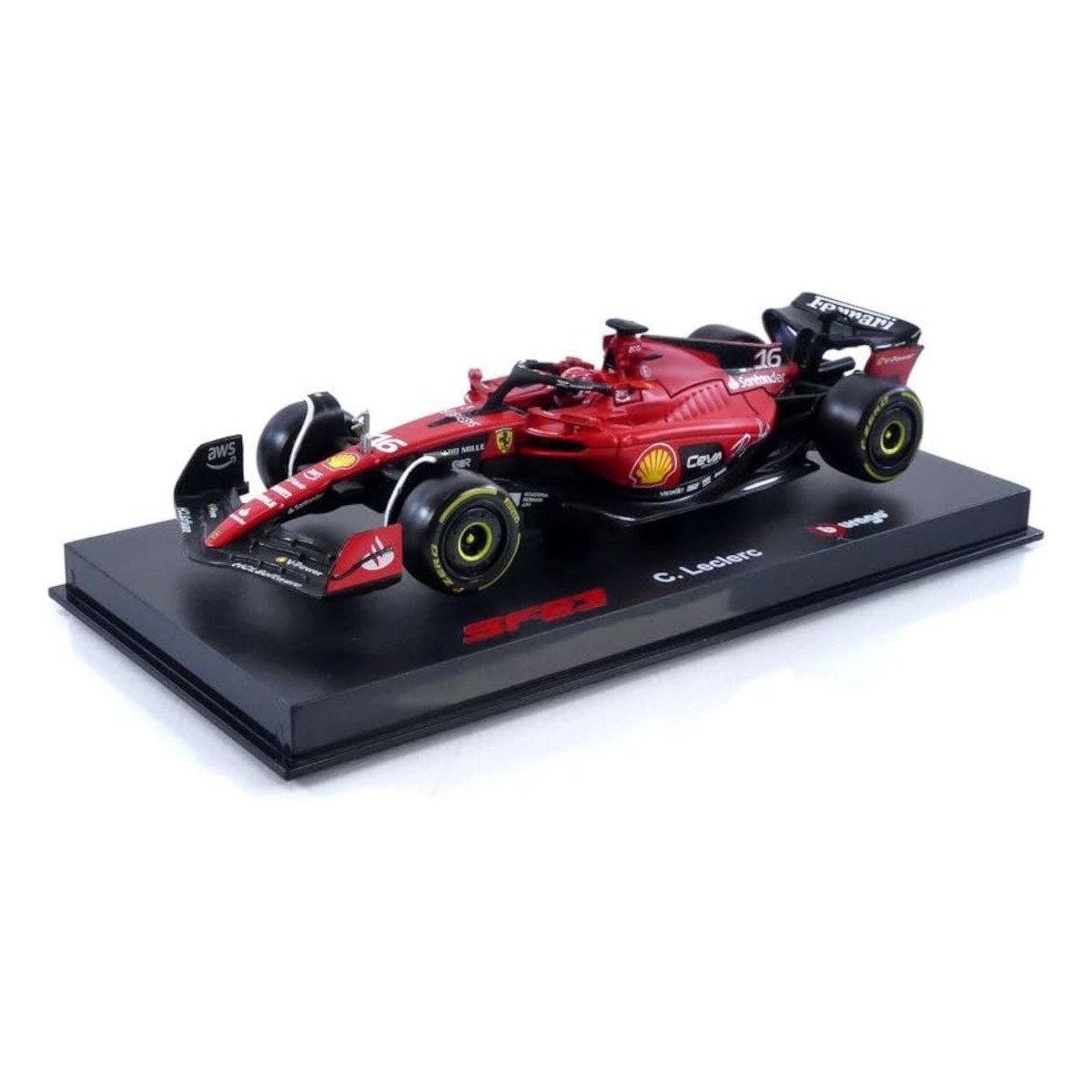 BBURAGO F1 Ferrari SF-23 Leclerc, 1:43 Maßstab Spielzeugauto #16