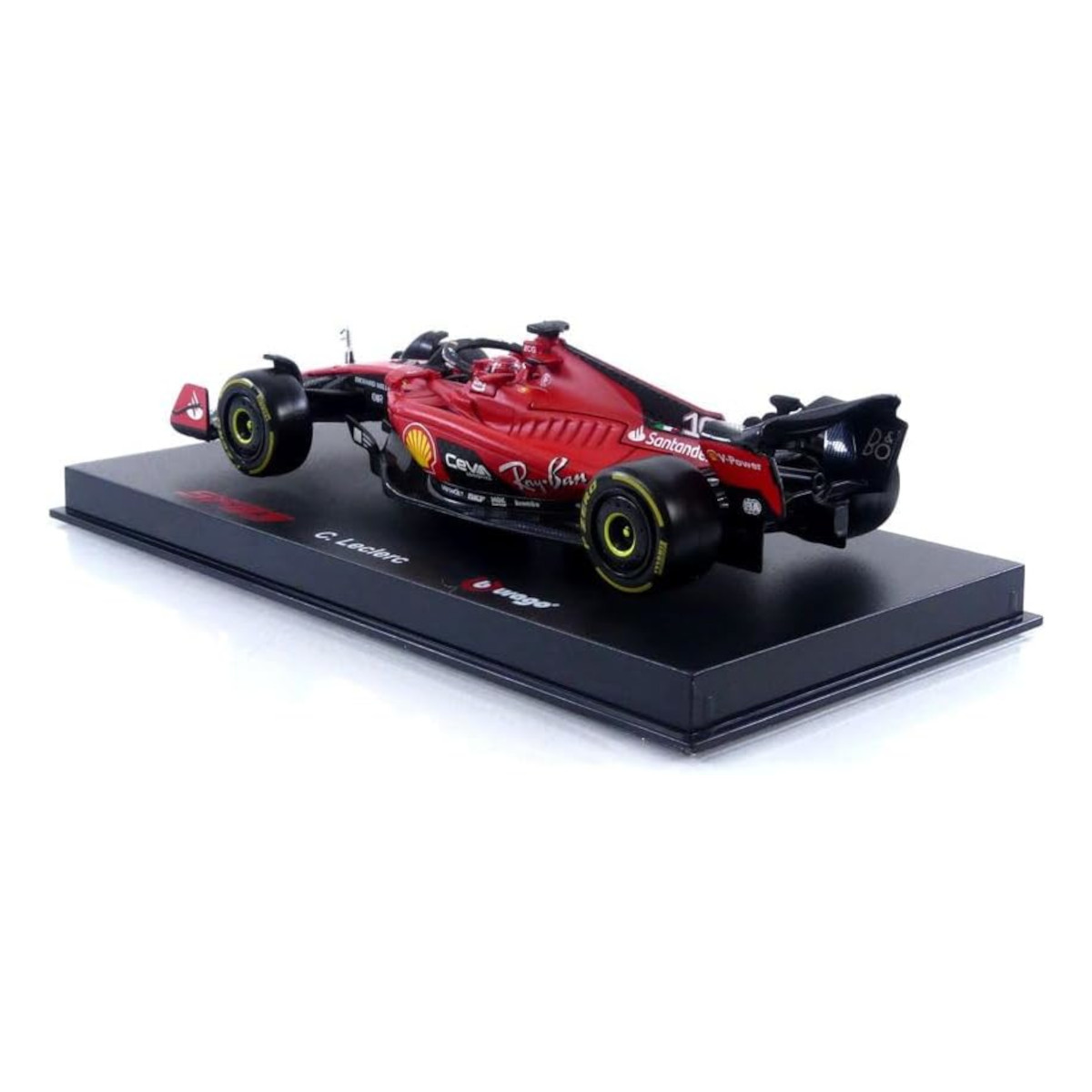 BBURAGO F1 Maßstab Spielzeugauto 1:43 SF-23 Ferrari Leclerc, #16