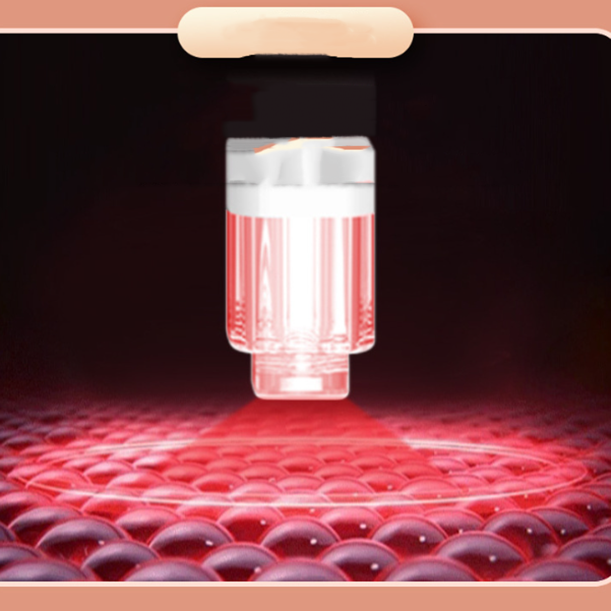LACAMAX Mikrokristalliner Nano-Hydrator, Tiefenhydratation, und Gesichtssauna Aufhellung Lichtflecken, Weiß Porenverfeinerung