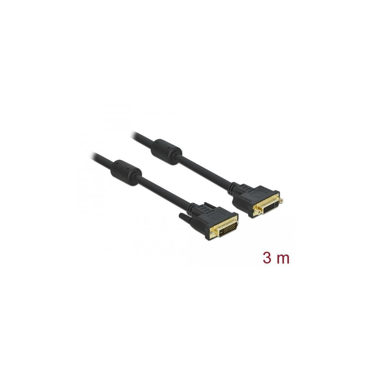 Kabel, 83108 DVI Schwarz DELOCK