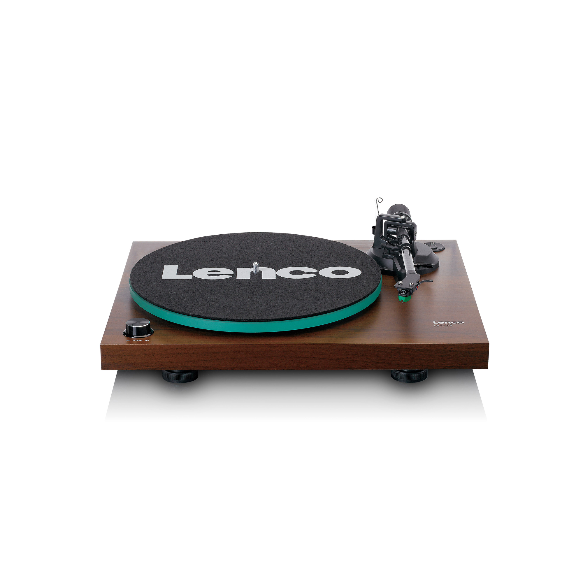 LENCO Bluetooth - Plattenspieler Nussbaum LBT-225WA