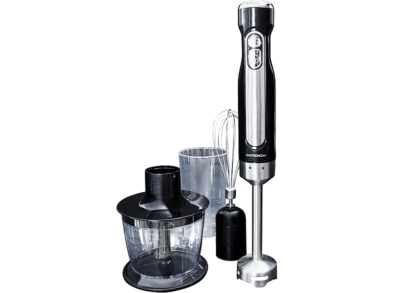 GASTRONOMA 18210002 Stabmixer RVS-Schwarz (100 Watt)