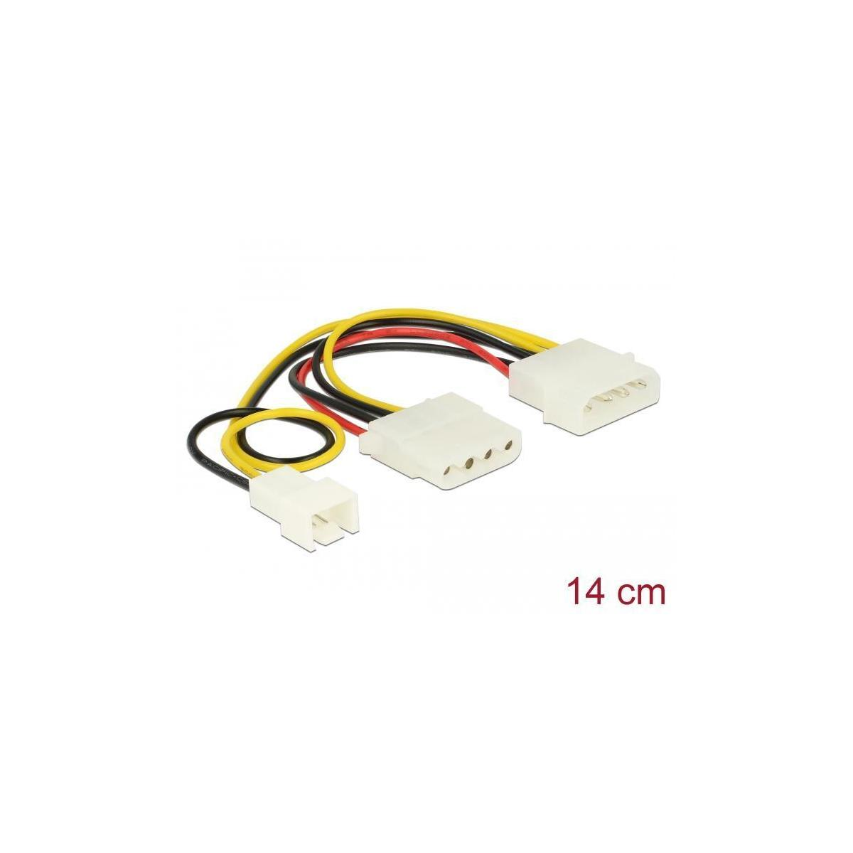 PC-Stromanschlüsse, schwarze Kabel, weiße Stecker, isoliert auf Weiß, mit 14 cm Text.