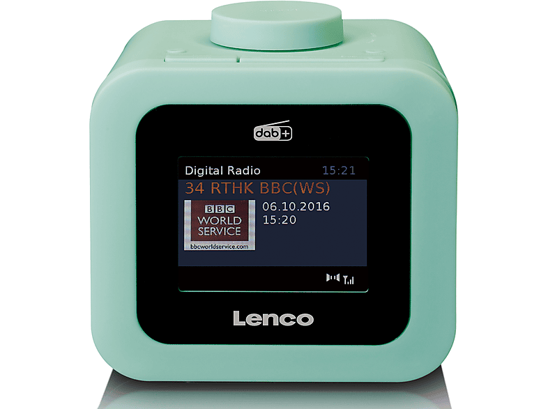 LENCO CR-620GN Radiowecker, DAB,FM, DAB, FM, Grün