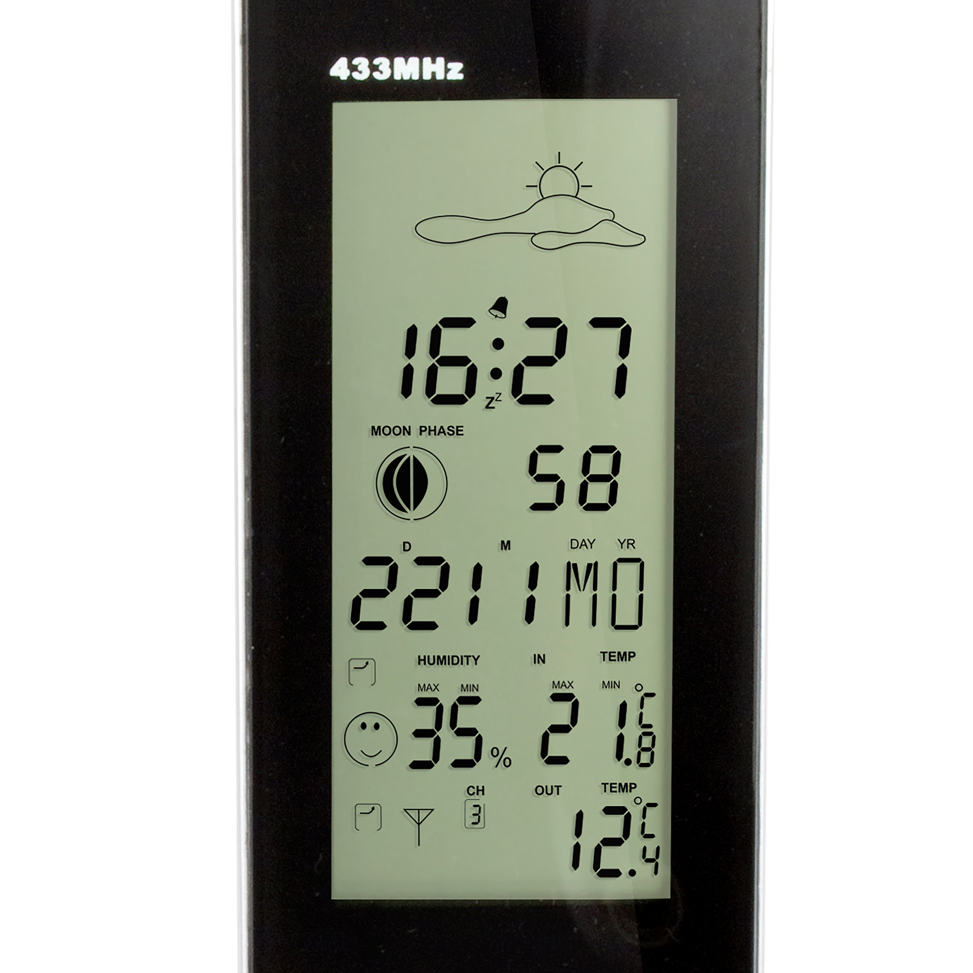 - und Luftfeuchtigkeit - ALECTO Temperatur WS-1150 Wetterstation