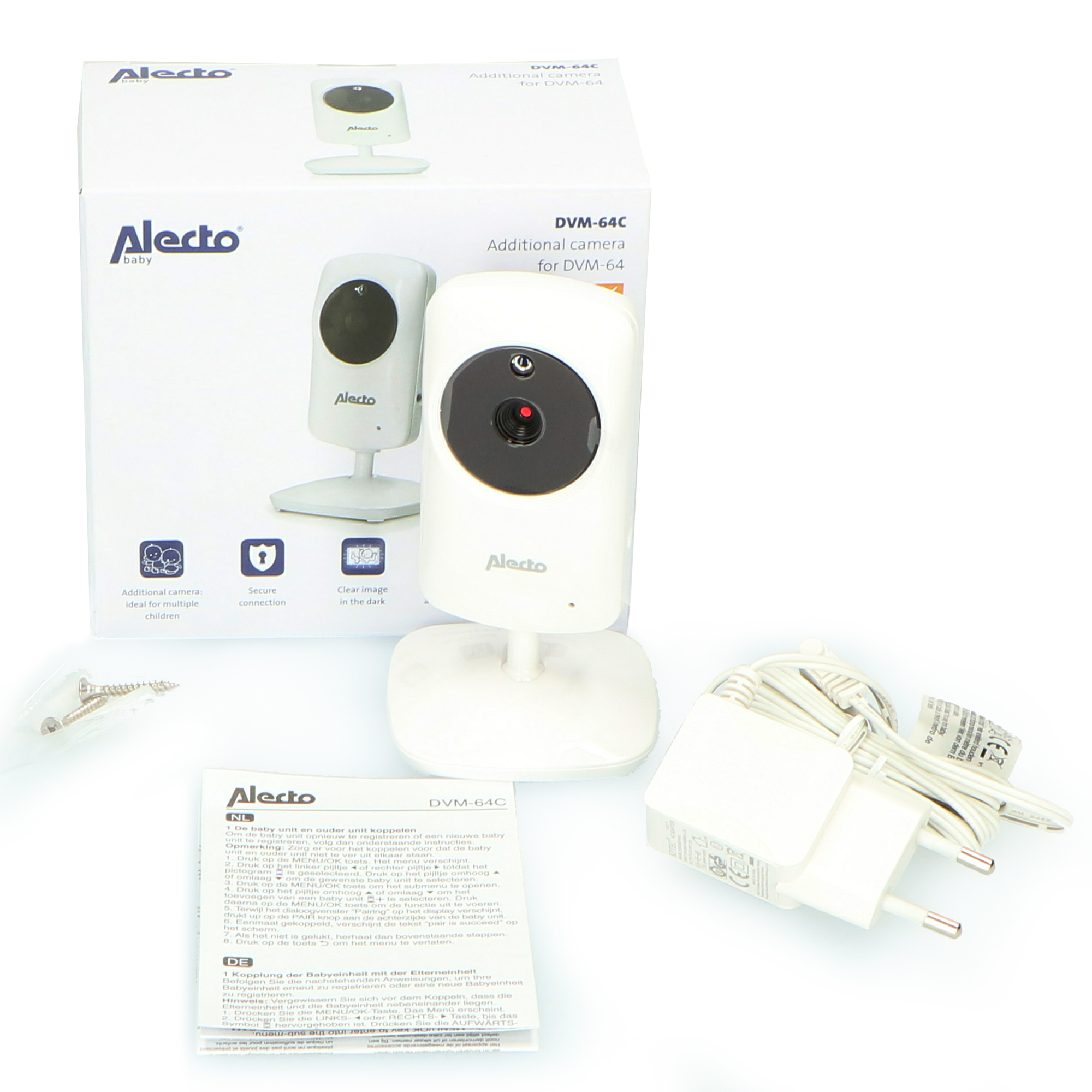 ALECTO DVM-64C - zusätzliche Babyeinheit Babyphone DVM-64 für 