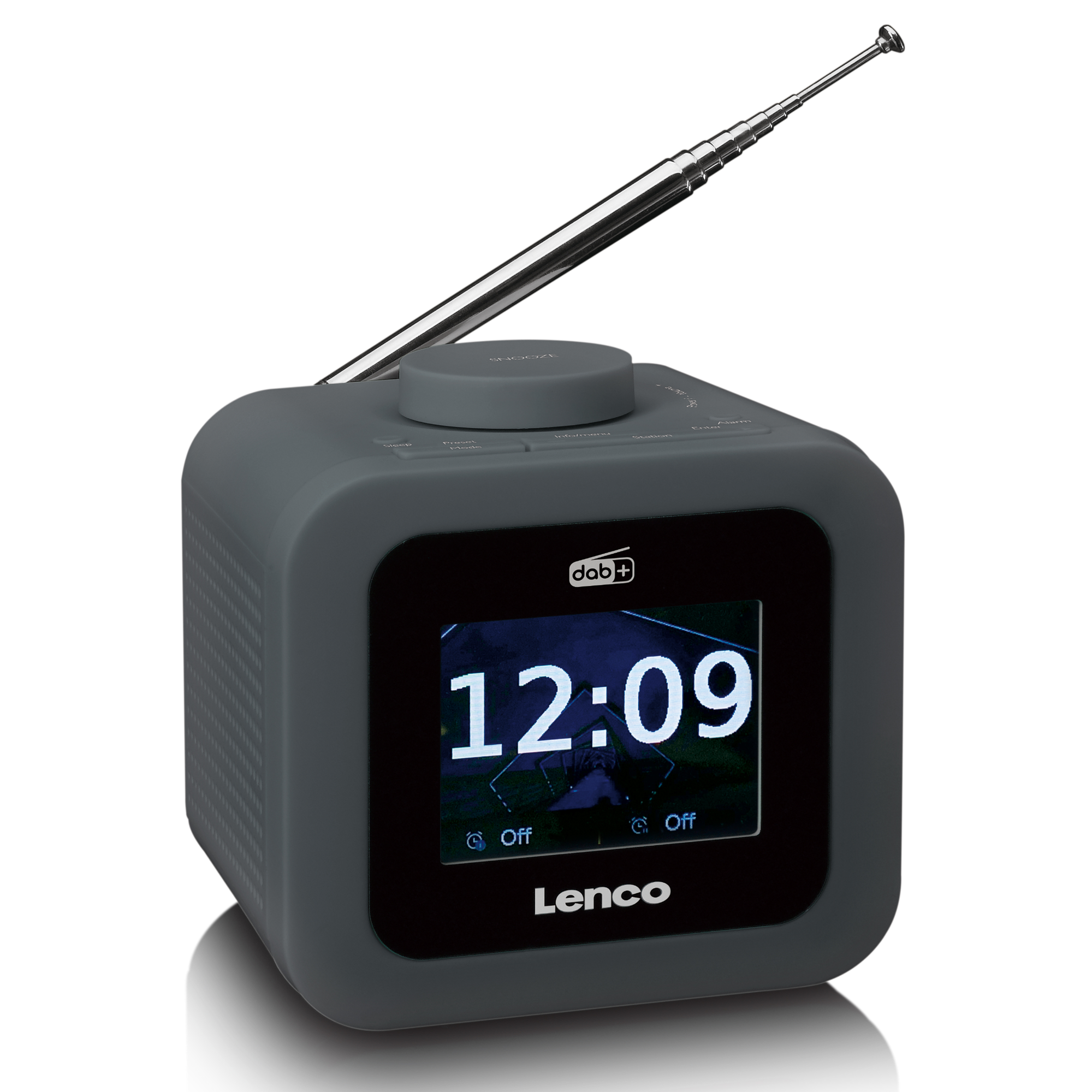 LENCO Radiowecker, CR-620GY Anthrazit DAB,FM, DAB, FM,